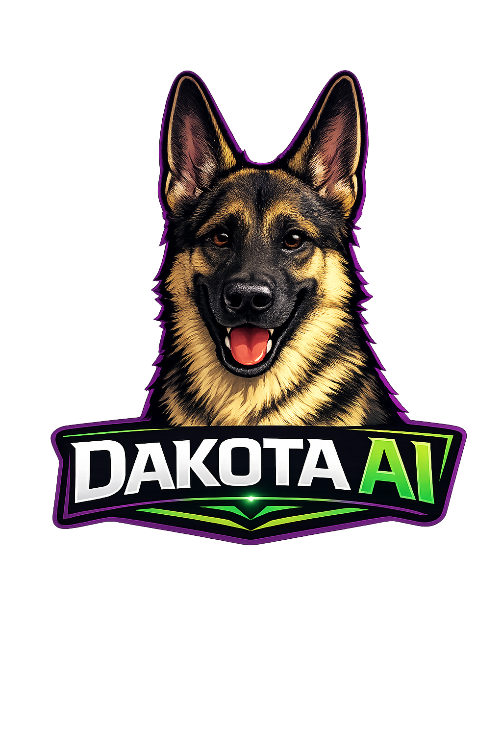 Dakota AI German Shepherd logo